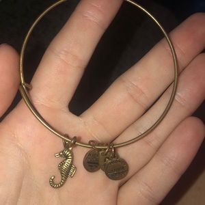 Alex and ani seahorse bangle